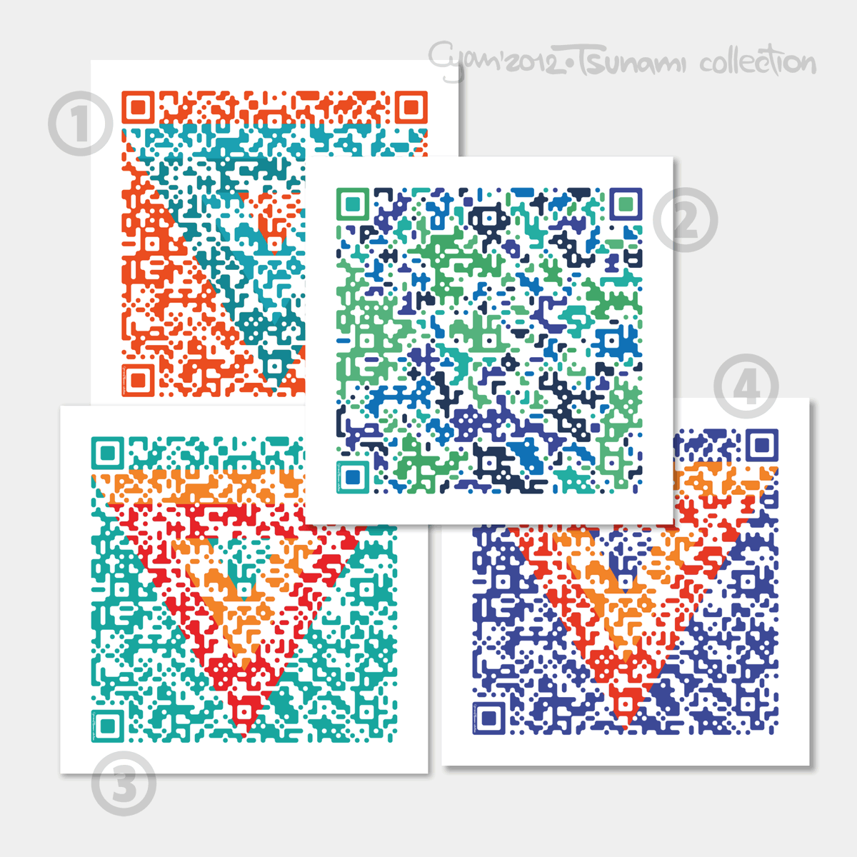 CYAN | 2012 | QR-Scarves